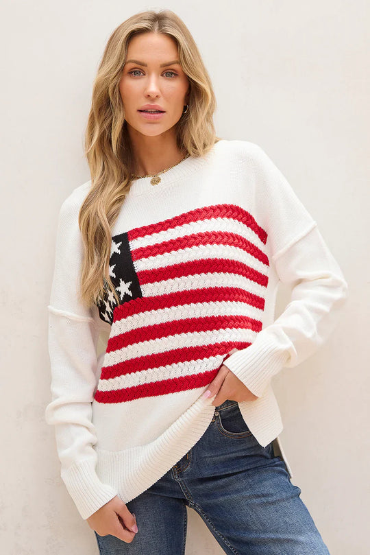 La Vero™ | America Sweater